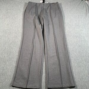 Tahari Pants Womens XL Gray Tummy Control Stretch Work Trousers NWT Flared‎